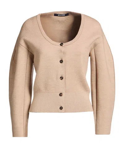 Jacquemus Grey Knit Jacket In Neutral