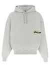 Jacquemus Gray Cotton Sweatshirt With Hood In Gray