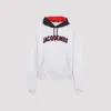 Jacquemus Light Grey Le Hoodie Baseball Sweatshirt Men In Grey