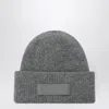 Jacquemus Le Bonnet Gros Grain Wool-blend Beanie In Gray