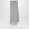 Jacquemus Grey Scarf In Alpaca And Mohair Men In Gray