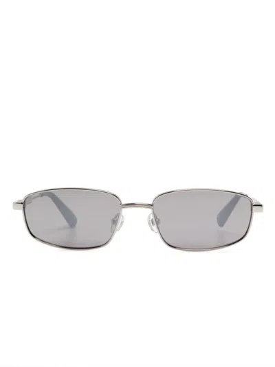 サングラス JACQUEMUS Sunglasses JAC109C2SUN BLACK/ SILVER GREY Jacquemus Carre JAC109 C2 | Sunglasses | Vytria Eyewear