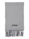 Jacquemus L Echarpe Moisson In Gray