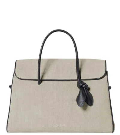 Jacquemus Grey The Turismo Tote In Gray