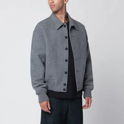 Jacquemus Grey Wool Jacket In Gray
