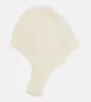 Jacquemus Gros Grain Alpaca-blend Hood In Neutral