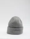 Jacquemus Gros Grain Beanie In Gray