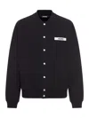 Jacquemus Le Cardigan Gros Grain In Black
