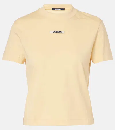JACQUEMUS GROS GRAIN COTTON-BLEND T-SHIRT