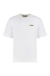 Jacquemus T-shirt Le T-shirt Gros-grain In White