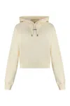 Jacquemus Cotton Hoodie With Drawstring Hood And Ribbed Details