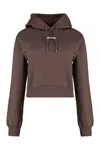 Jacquemus Le Hoodie Gros Grain Hooded Cotton Sweatshirt In Brown