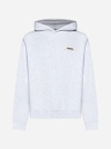 Jacquemus Le Gros Grain Embroidered-logo Hoodie In Grey
