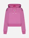 Jacquemus Logo Patch Drawstring Hoodie In Pink 2