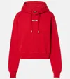 Jacquemus Sweatshirt Logo Gros Grain In Red