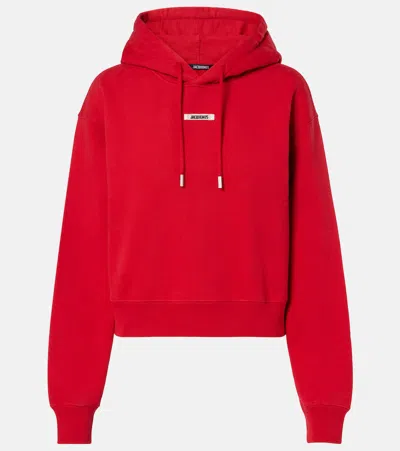 Jacquemus Sweatshirt Logo Gros Grain In Multi