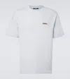 Jacquemus Mens Light Blue Le T-shirt Logo-tab Cotton T-shirt Xl
