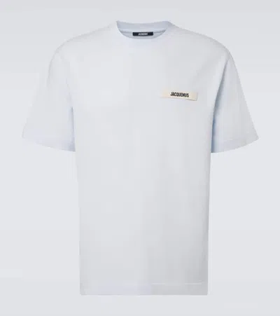Jacquemus Gros Grain Cotton Jersey T-shirt In White