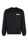 Jacquemus Hooded Long Sleeve Knitwear With Ribbed Cuffs In Black