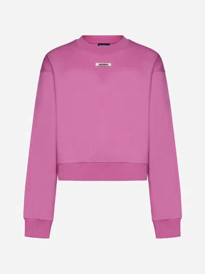 Jacquemus The Gros Grain Sweatshirt In Pink