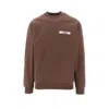 Jacquemus Le Sweatshirt Gros Grain Sweatshirt In Brown