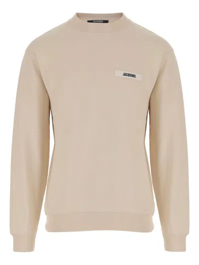 Jacquemus Le Sweatshirt Gros Grain Sweatshirt In Neutral
