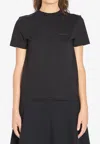 Jacquemus Black The Gros Grain Short-sleeve T-shirt In Black
