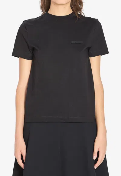 JACQUEMUS GROS GRAIN CREWNECK T-SHIRT