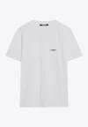 Jacquemus Relaxed-fit Cotton T-shirt With Subtle Logo In White