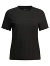 Jacquemus Womens Black Le T-shirt Grosgrain-logo Cotton-jersey T-shirt In Black