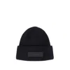 Jacquemus Le Bonnet Grosgrain-trimmed Ribbed-knit Beanie In Blue