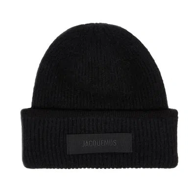 Jacquemus Gros Grain Hat In Black