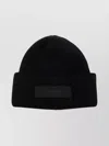 Jacquemus Gros Grain Hat With Pleated Round Crown In Black
