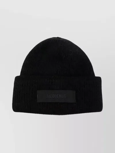 JACQUEMUS GROS GRAIN HAT WITH PLEATED ROUND CROWN