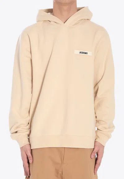 JACQUEMUS GROS-GRAIN HOODED SWEATSHIRT