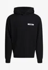 Jacquemus Gros-grain Hoodie In Black