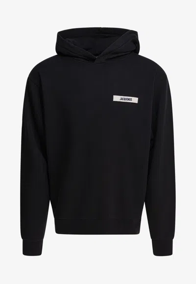 JACQUEMUS GROS GRAIN HOODED SWEATSHIRT