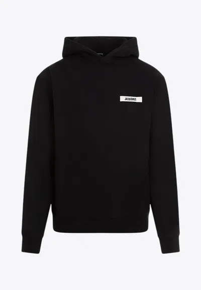 JACQUEMUS GROS GRAIN HOODED SWEATSHIRT