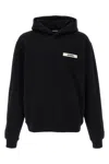 Jacquemus Gros-grain Hoodie In Black