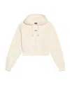 Jacquemus Cotton Hoodie With Drawstring Hood And Ribbed Details