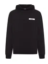 Jacquemus Gros-grain Hoodie In Black