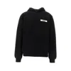 Jacquemus Gros Grain Cotton Hoodie In Black