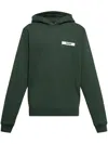Jacquemus Gros-grain Hoodie In Green