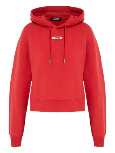 Jacquemus 'gros Grain' Hoodie In Red