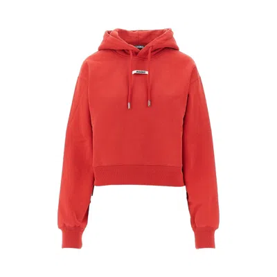 Jacquemus 'gros Grain' Hoodie In Red