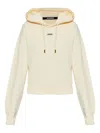 Jacquemus Logo Hoodie In Sand