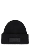 Jacquemus Le Bonnet Gros Grain Alpaca-blend Beanie In Black