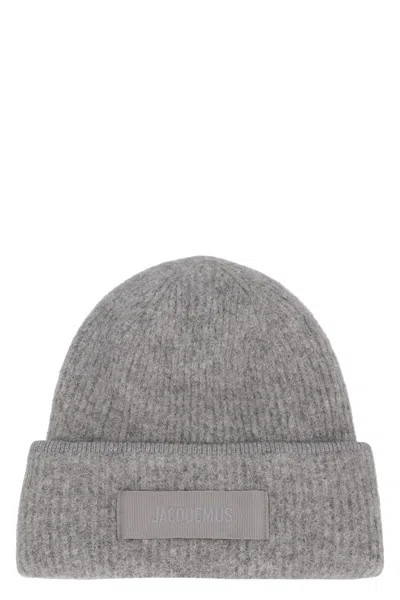 JACQUEMUS GROS GRAIN KNITTED BEANIE