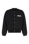 Jacquemus Le Cardigan Gros Grain In Black