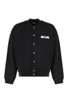 Jacquemus Le Cardigan Gros Grain In Black